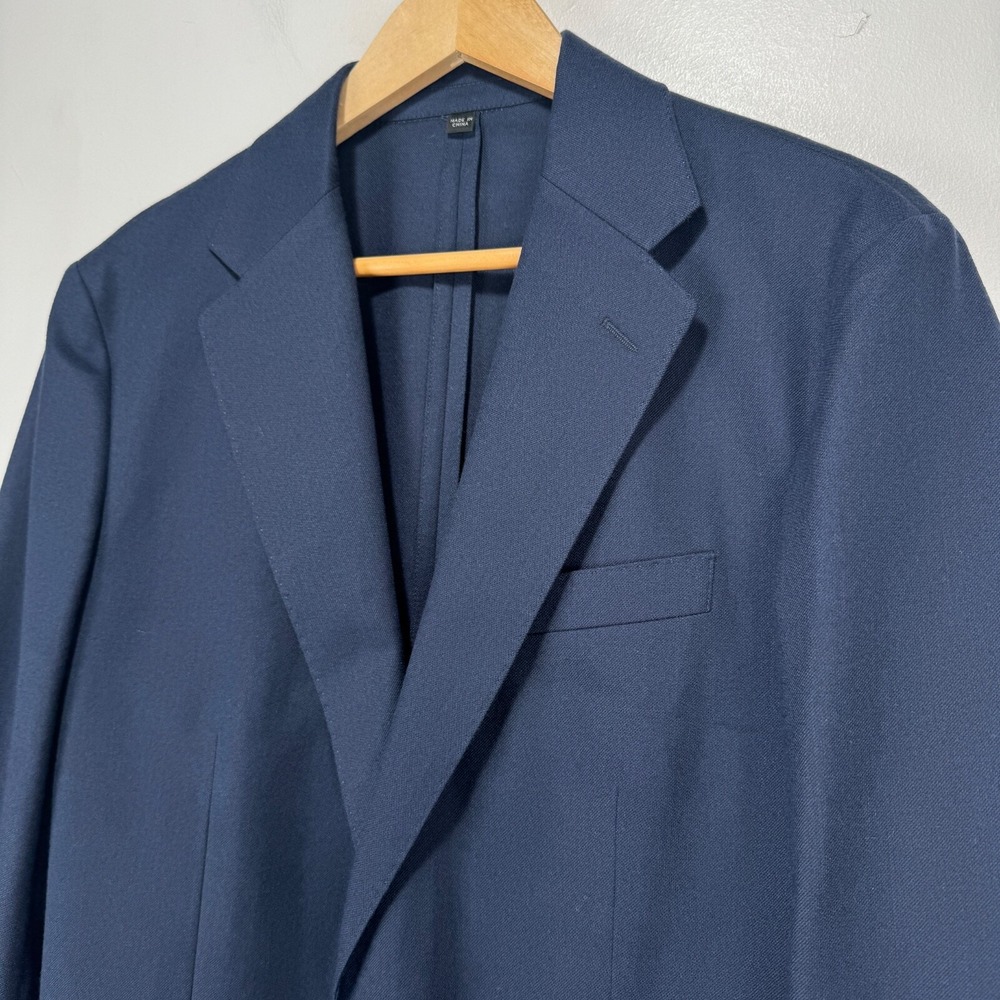 J. Crew Ludlow Moon British Cloth Sport Coat Blazer Men 38R Classic Fit Navy - Picture 5 of 14